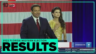 DeSantis gives speech after winning governor reelection, unofficial results show