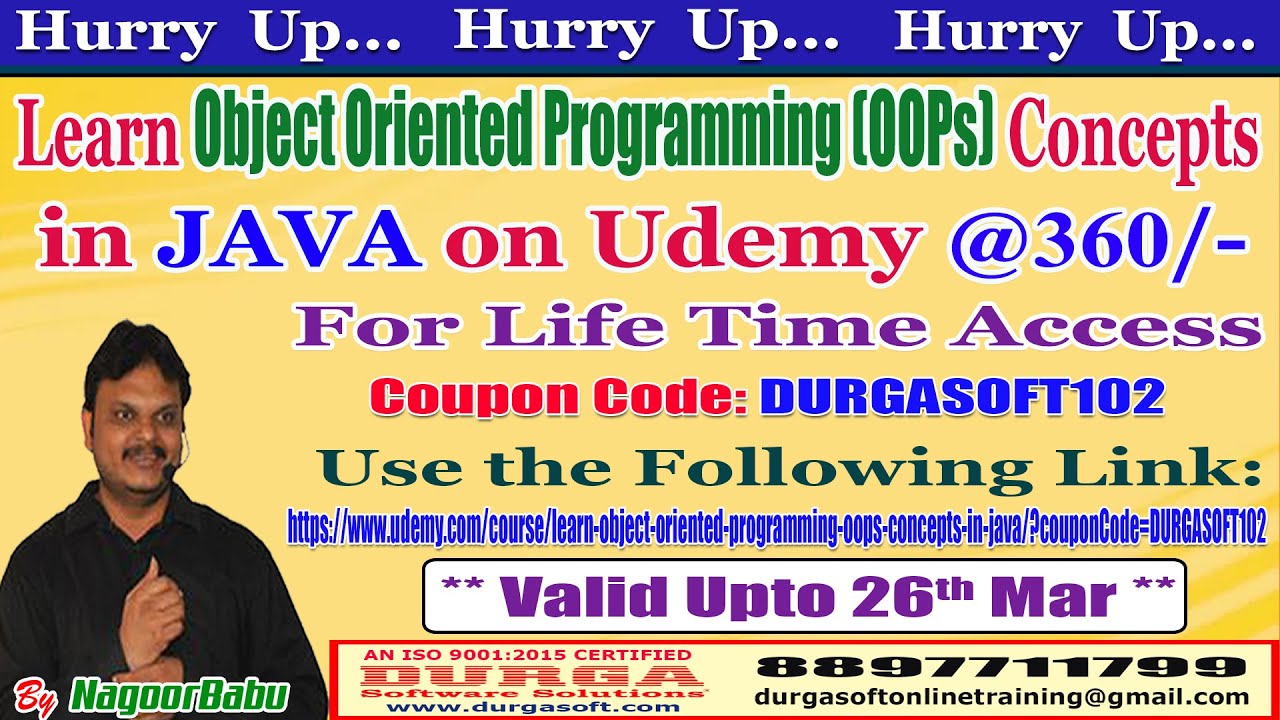 Learn Object Oriented Programming (OOPs) Concepts In JAVA on Udemy @360 ...