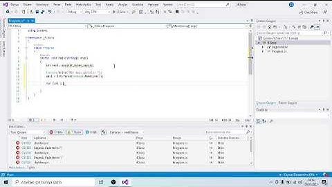 C#  Girilen sayınınTau sayısı olup olmadığını bulma