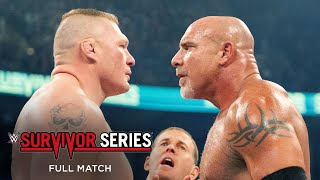 FULL MATCH: Goldberg vs. Brock Lesnar: Survivor Series 2016 screenshot 5