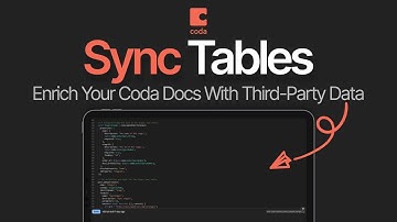 How to create a sync table in Coda Packs