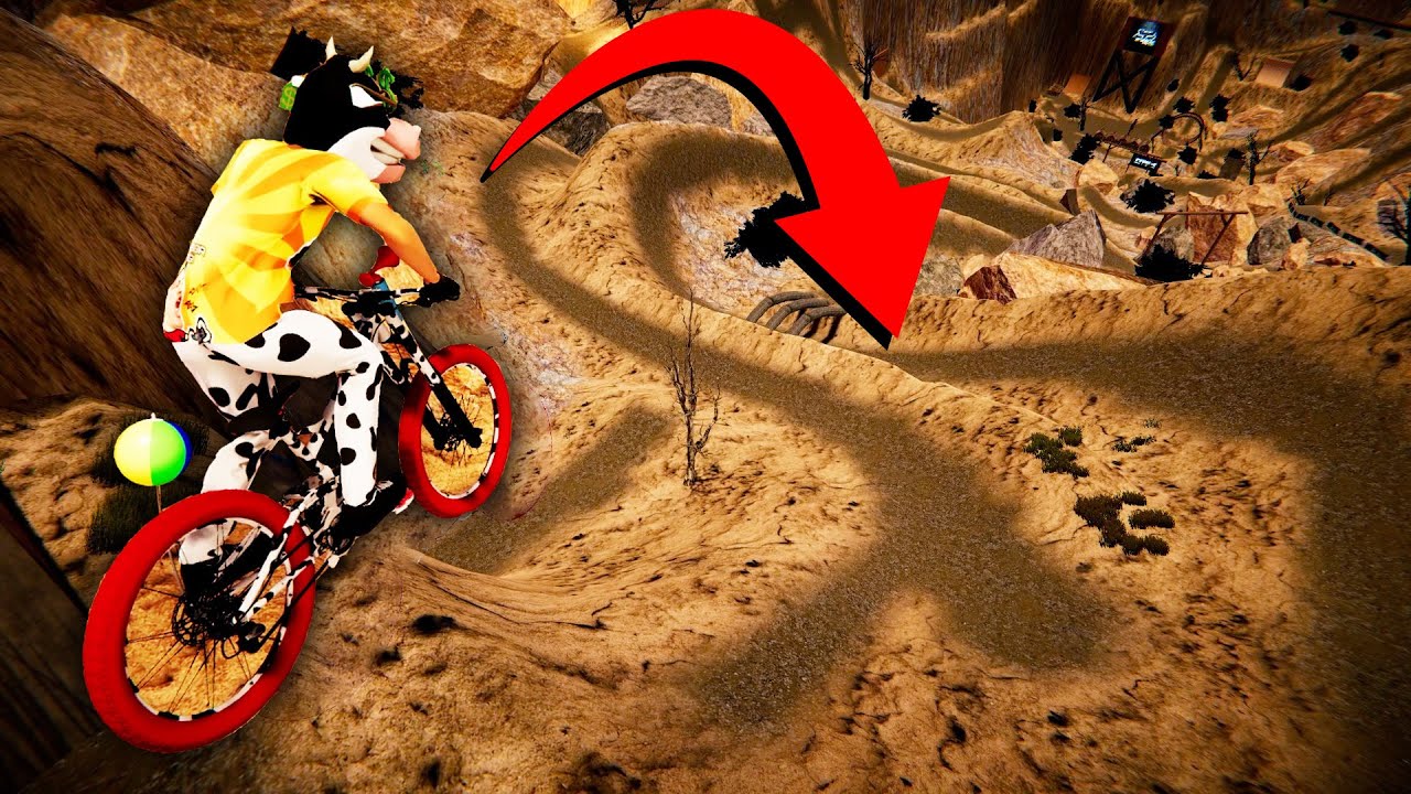 MOUNTAIN BIKING AN ENDLESS MAP! (Descenders)