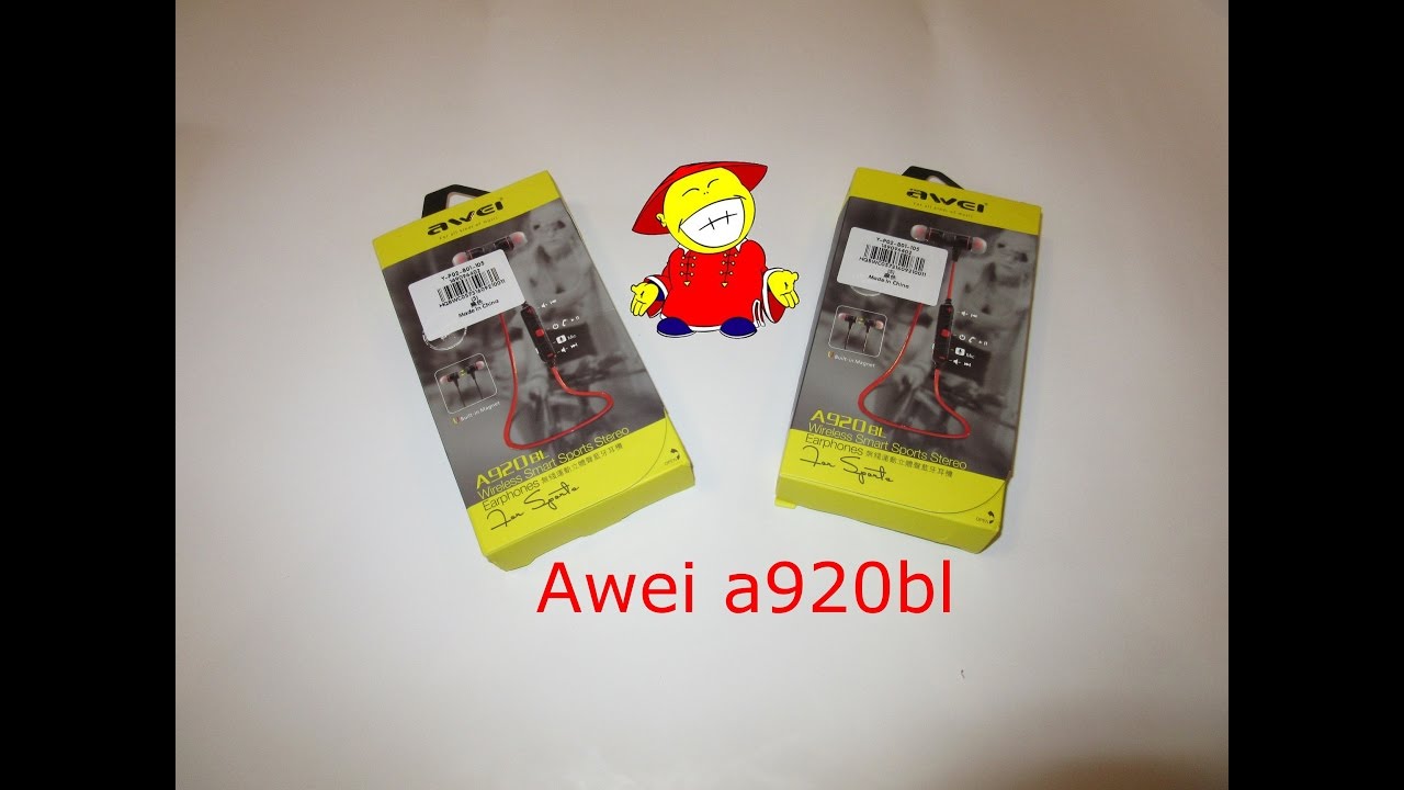 Обзор bluetooth наушников Awei a920bl с сайта Aliexpress