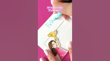 DIY Father’s Day card idea🏆🩵