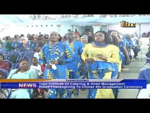 benin city to lagos flight Tops Institue of Catering & Hotel Mgt. holds Thanksgiving