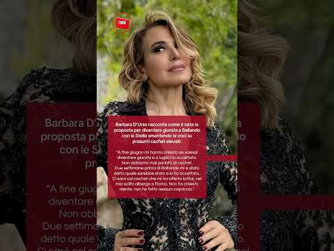 Video Barbara DUrso debutta su YouTube e fa chiarezza sul cachet di Ballando con le Stelle