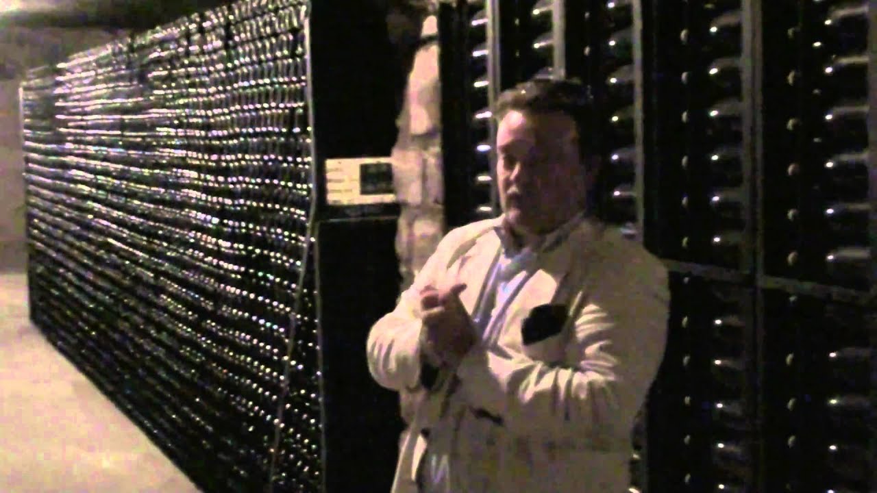 Personalised champagne - Park Lane Champagne visit the cellars of their champagne producer in France