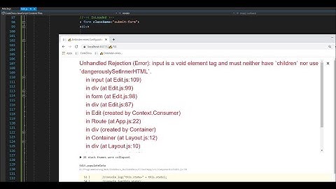 ✅ Solved: Unhandled Rejection (Error): input is a void element tag and must neither have `children`