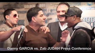 10 Years Ago! Press Conference BRAWL - Danny & Angel Garcia VS. Zab Judah