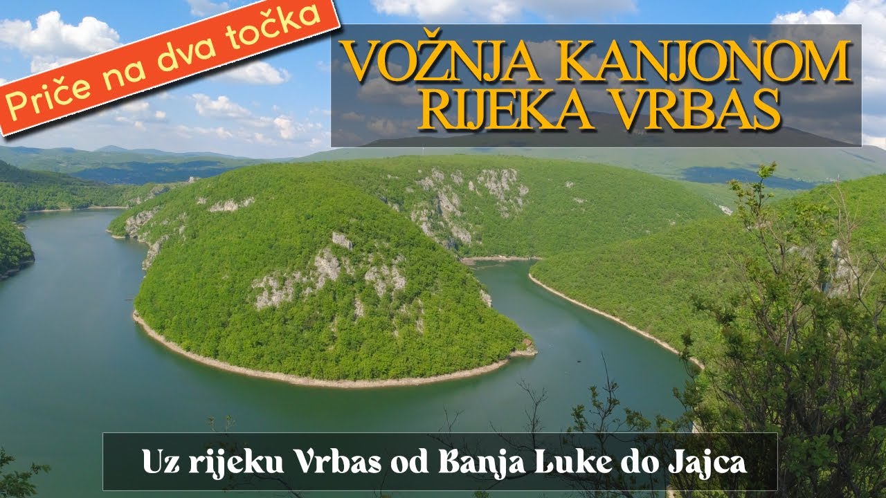 Moto vožnja kanjonom rijeke Vrbas od Banja Luke do Jajca