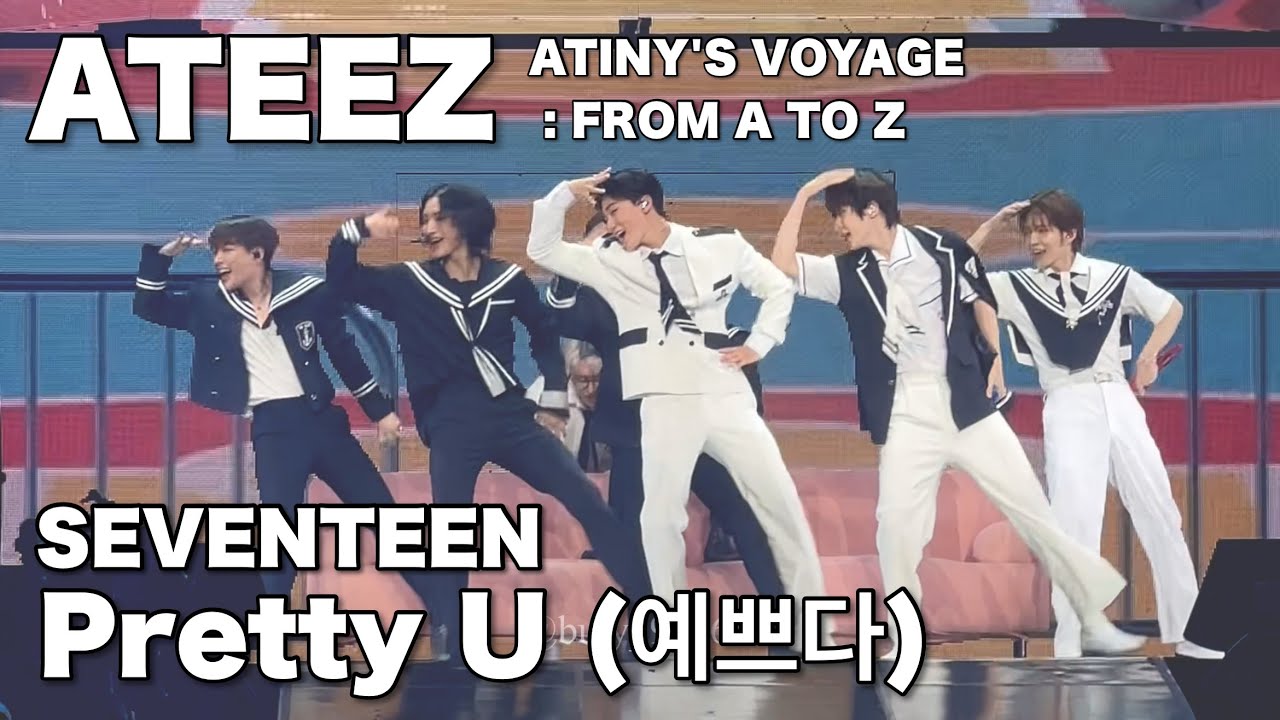 【ATEEZ/4K/full】Pretty U (예쁘다)cover/SEVENTEEN/ATINY'S VOYAGE : FROM A TO Z【에이티즈/세븐틴】
