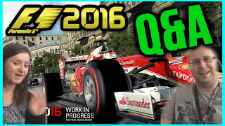 F1 2016 Game: Q&A w/ Codemasters Game Developer Lee Mather (LIVE REACTION!) - MickeyMoTionZ