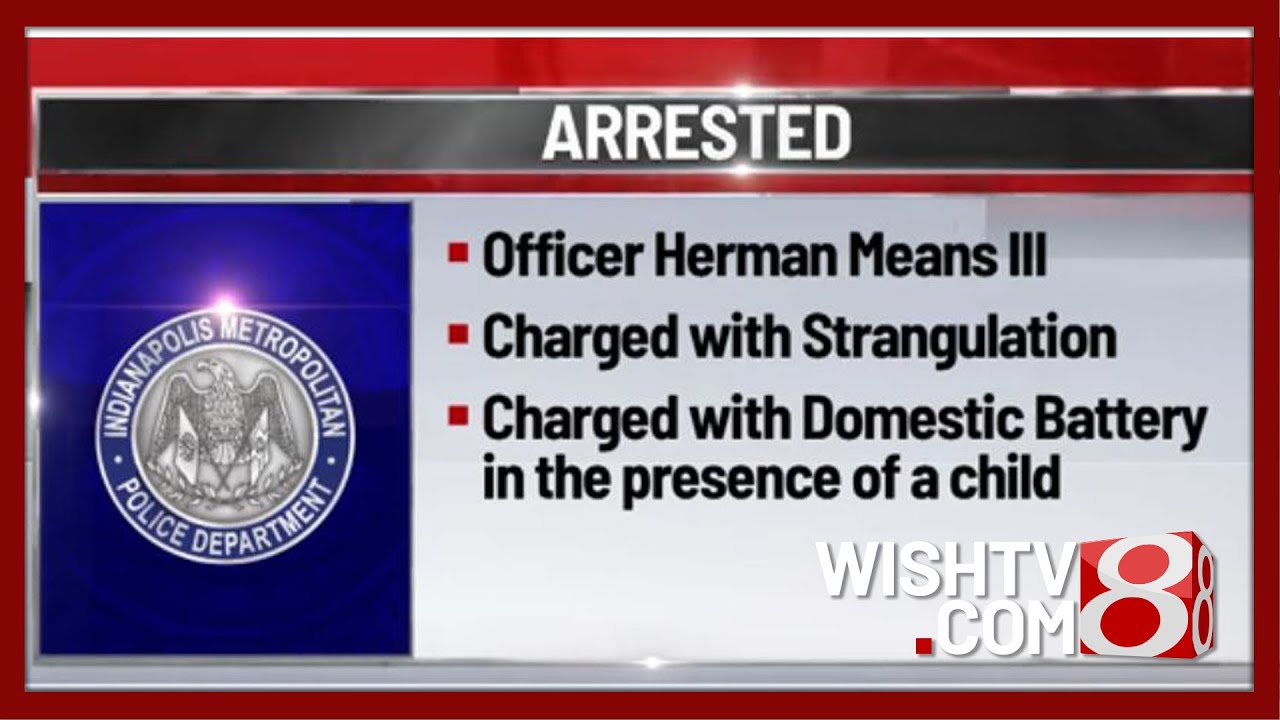 IMPD officer arrested, accused of domestic battery - YouTube