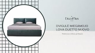 Dvigulė Miegamojo Lova Duetto Nuovo