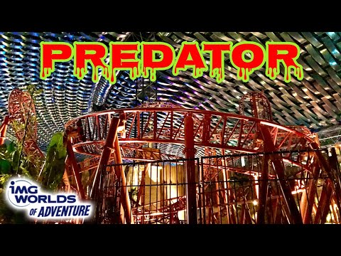 Predator (IMG Worlds of Adventure) Front Row POV HD GoPro