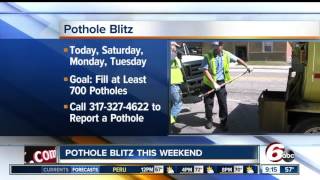 Pothole Blitz: Crews are out all this weekend working on your roads