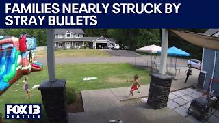 Families nearly struck by stray bullets in Arlington WA FOX 13 Seattle