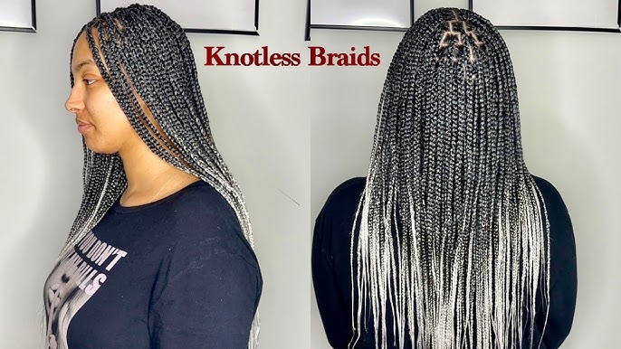 CUTE & EASY KIDS KNOTLESS BOX BRAIDS WITH BEADS ✨💕 