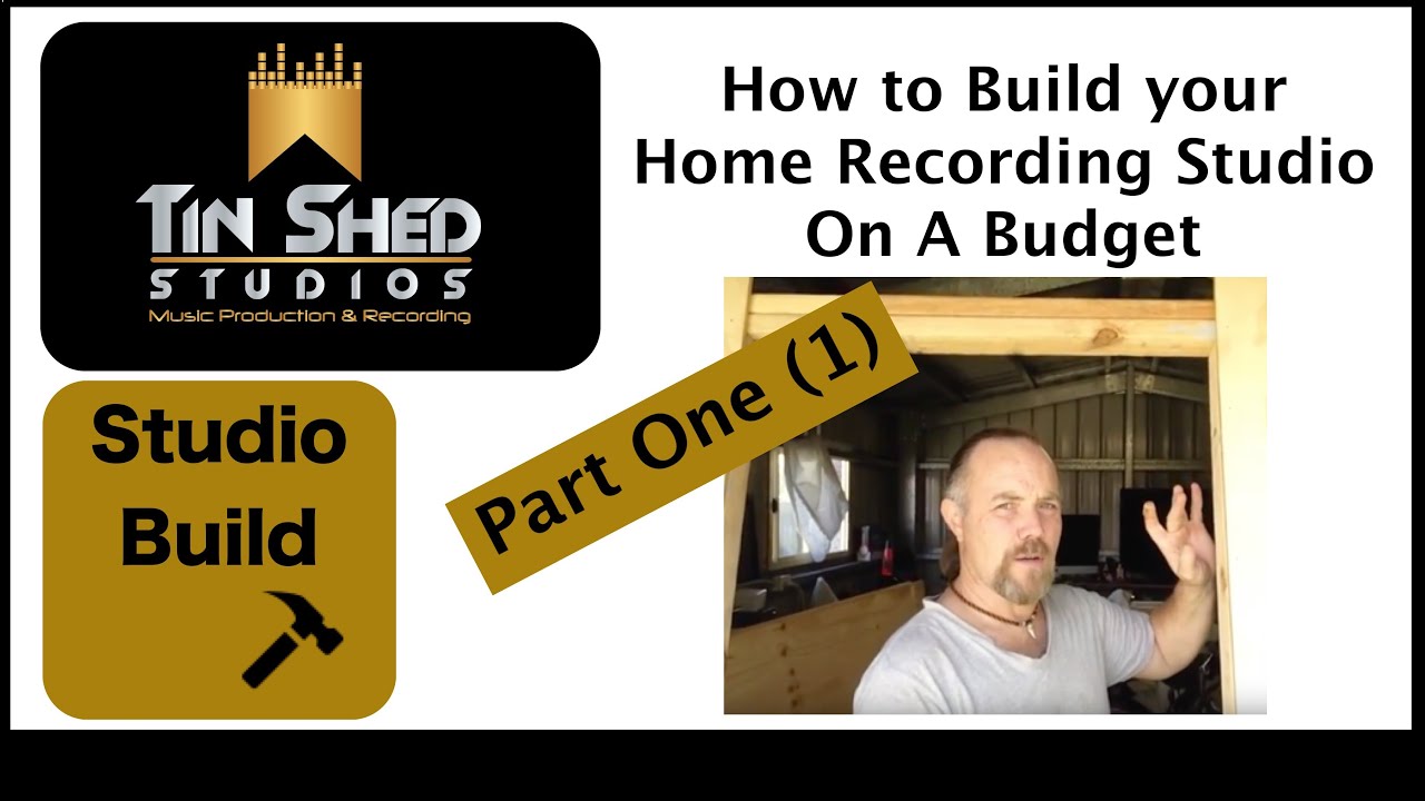 How to build your home Recording Studio on a budget - Part 1 - YouTube