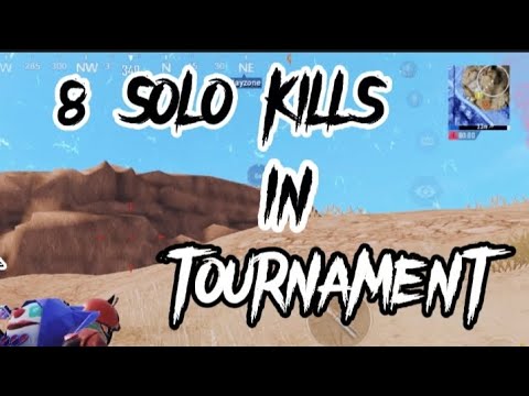TOURNAMENT HIGHLIGHT | 8 SOLO KILLS | DOMINATION ⚡️ - YouTube