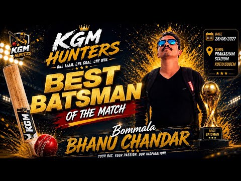 Best batsmanOf the Match #cricket #trending #cricketlover #kothagudem 
