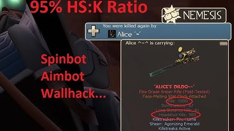 TF2 Spinbot Hacker Report - Alice ^=^