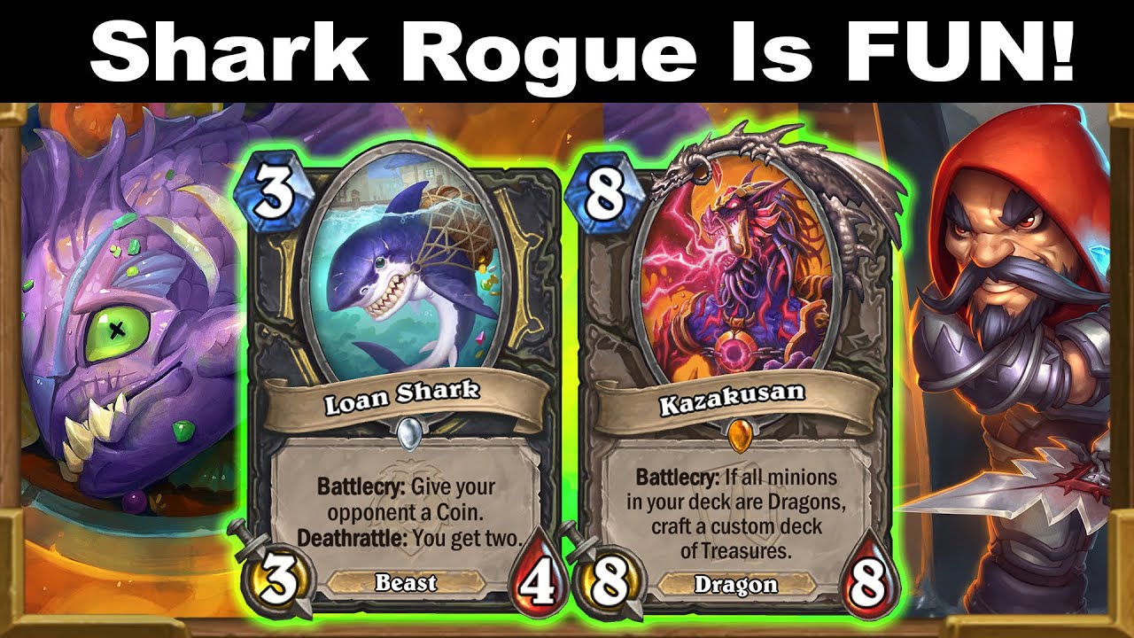 NEW Shark Kazakusan Rogue Is INSANELY Fun And Strong! Fractured in Alterac Valley | Hearthstone