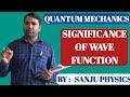 LEC - 15 Significance of wave function