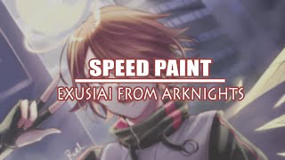 [ SPEED PAINT ] EXUSIAI FANART FROM ARKNIGHTS