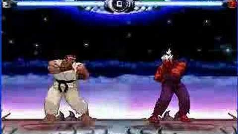 MUGEN: Evil Ryu(me) vs. Shin Gouki