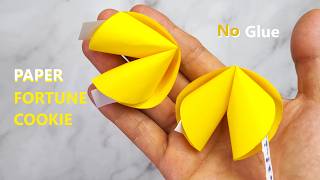 How to Make a Paper Fortune Cookie, No Glue