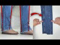 ✅Few people know this secret. HOW TO NARROW JEANS AND PRESERVE ALL ORIGINAL SEAMS