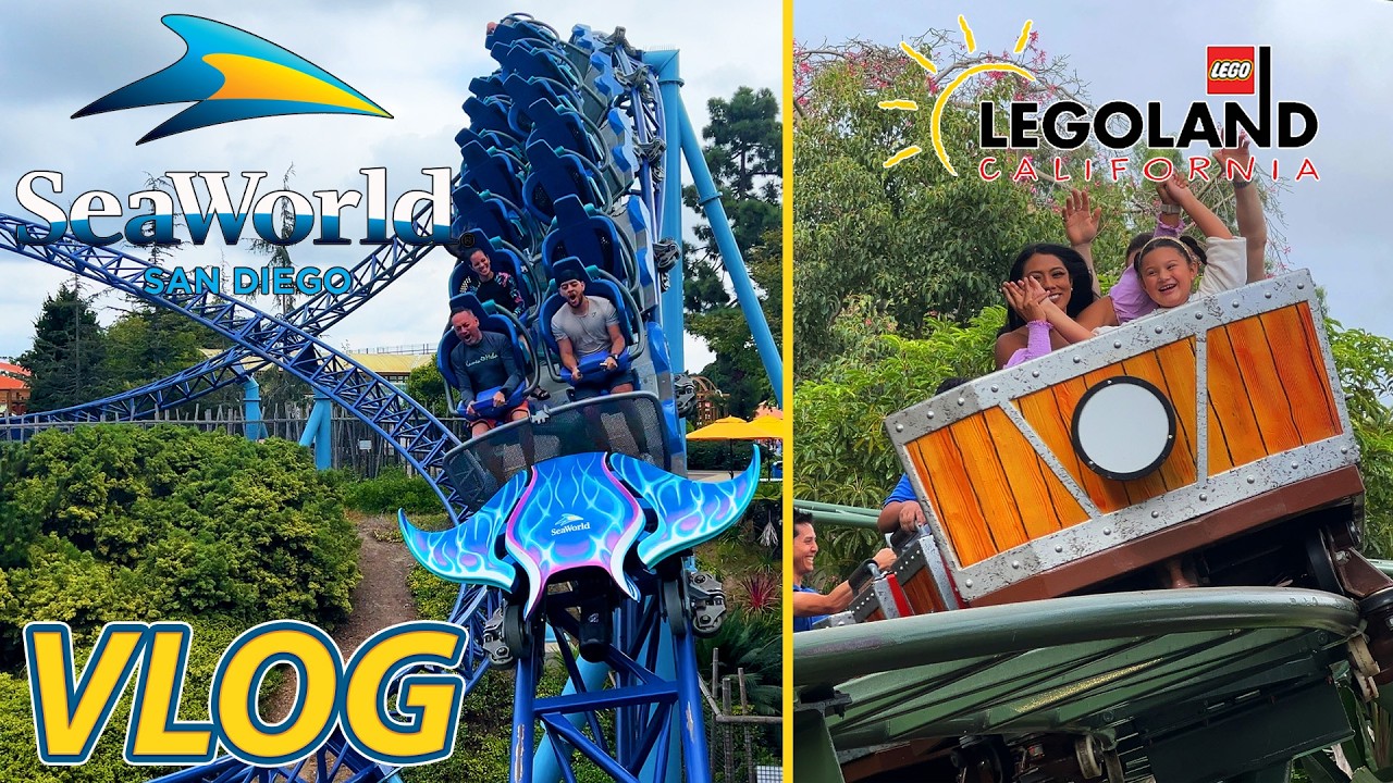 Аттракцион «Выигрыш в лотерее» в SeaWorld San Diego и LEGOLAND California | Видеоблог | Октябрь 2024