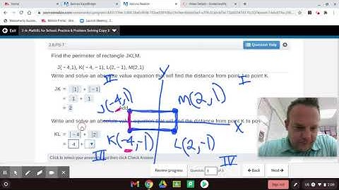 Coordinate Grid Geometry 2-6 Practice & Problem Solving EnVision 2.0 Math Grade 6