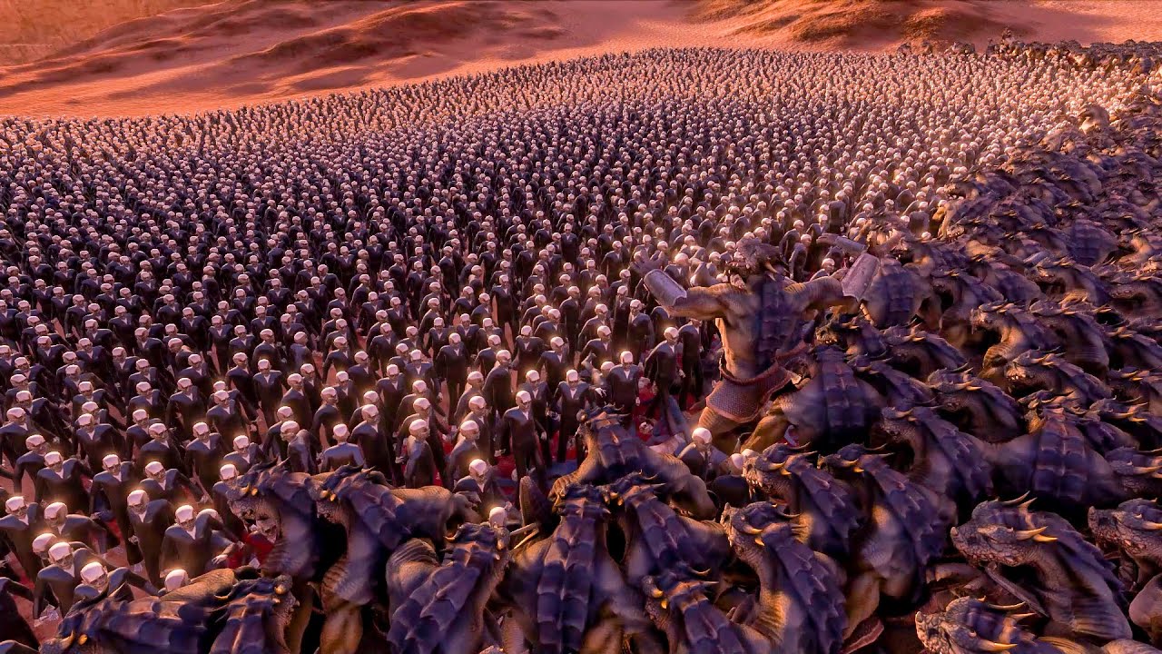 17 000 Zombie Cops VS 14 000 Dragon Mans | Ultimate Epic Battle Simulator 2 | UEBS 2