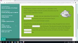 Guide to login: English Online