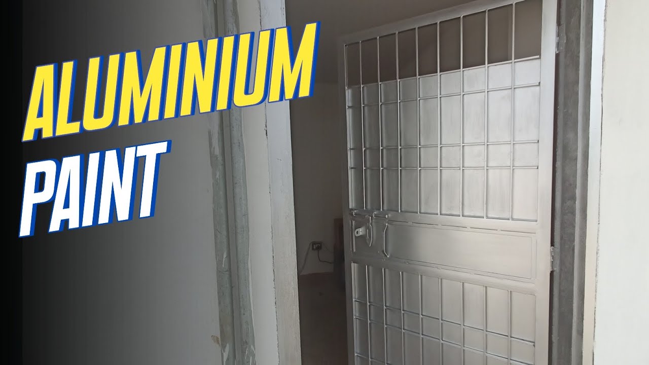 Silver paint for iron gate aluminium paint silver paint YouTube
