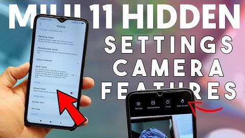 Miui 11 Secret Features in 2020 | Miui 11 Camera Hidden Settings | Gloves Mode and Palm Features