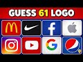 Can You Guess The 61 Famous Logos Just By Looking ? Ultimate Logo Quiz Challenge!