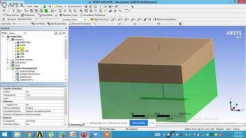 ANCHOR PLATE MODELLING AND ANALYSIS WITH HOMOGENEOUS SSI IN ANSYS - Prashant Patil