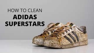 How To Clean DESTROYED Adidas Superstars With Reshoevn8r