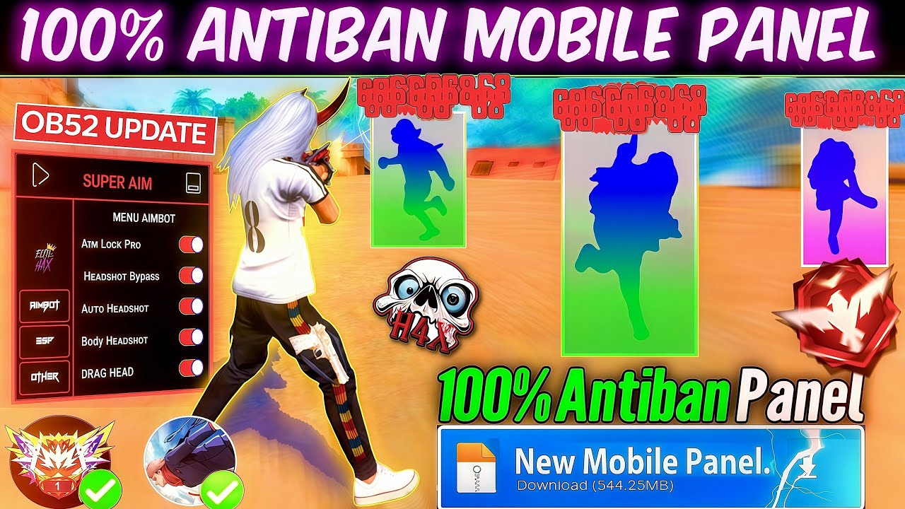 Free Fire Panel OB52 🔥 FF Antiban Panel Mobile | Free Fire Hack New 😈 FF Injector 2026 | FF Panel