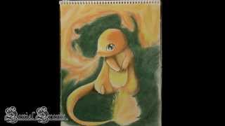 Speed Drawing : Charmander - Pokemon