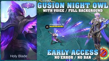 Seal of Anvil Crawlers Recall Script with Full Sounds | ABC File - Fixed Sounds | Mobile Legends