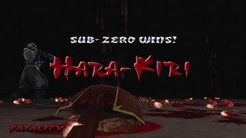 Mortal Kombat  Deception - Arcade Ladder SUBZERO Playthrough (PS2)