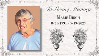 Marie Birch | Funeral Service
