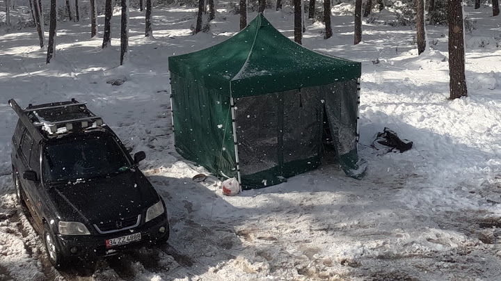 - DERECEDE AİLECEK EV KONFORUNDA KIŞKAMPI #kışkampı #wintercamping #kamp #huzur #doğa #tentcamping