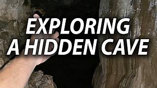 Exploring a hidden cave along the Meramec River - (Green's Cave) BigBuddeTV #ExploringMissouri
