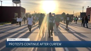 Protests continue after curfew