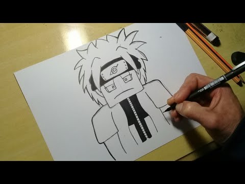 COMO DESENHAR o JUZO BIWA da #AKATSUKI em ESTILO CHIBI passo a passo 